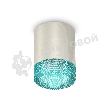 Светильник Ambrella Light XS6305011 PSL/BL серебро полированное/голубой MR16 GU5.3 (C6305, N6153)