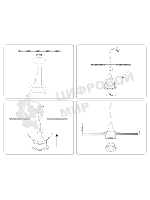 TS51811 BK черный MR11 GU5.3 D55*26