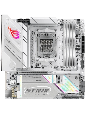 Материнская плата ASUS ROG STRIX B850-G GAMING WIFI, AM5, AMD B850, 4xDDR5, 2xSATA, 4xM.2, 1xPCIe 5.0 x16, DisplayPort, HDMI, 1x2.5Gb LAN, USB Type-C, Wi-Fi 7, Bluetooth, 2x3.5 мм, 7.1, microATX