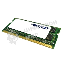 Оперативная память Patriot, DDR3L, 8GB (1x8 GB), 1600 MHz, CL11, SO-DIMM