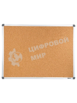 Демонстрационная доска Cactus CS-CBD-45X60 пробковая 45x60 см, алюминиевая рама