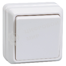 Выключатель IEK EVO10-K01-10-DC ВС20-1-0-ОБ 1кл 10А откр.уст. ОКТАВА (белый)