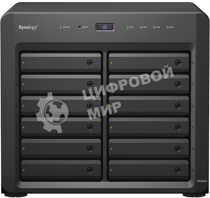 Модуль расширения Synology Expansion Unit for DS3622xs+,DS2422+/upto 12hot plug HDDs SATA(3,5' or 2,5')/1xPS incl Infiniband Cbl''