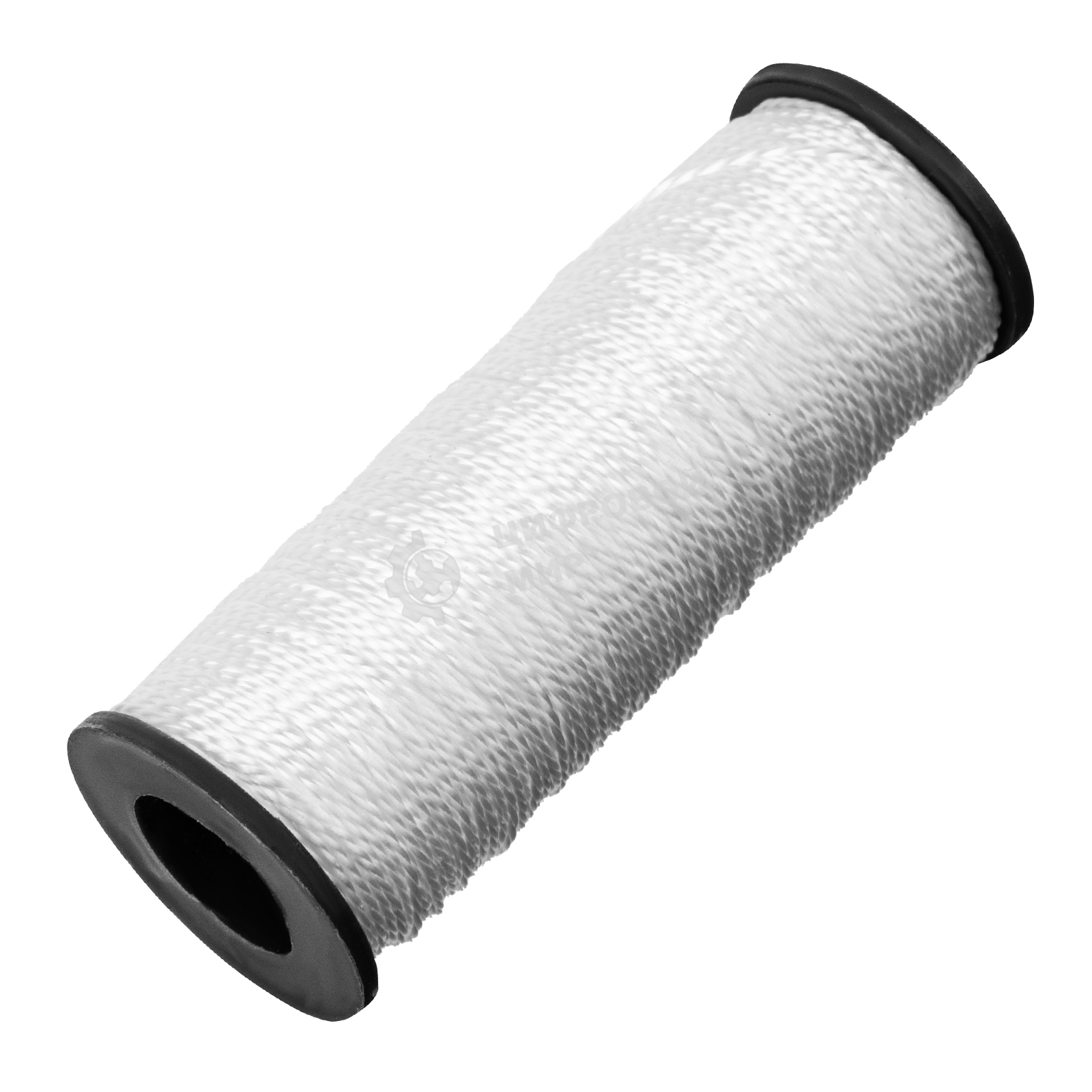 Шнур крученый капроновый Сибртех 1,5 мм, L 100 м, 45 кгс, на катушке, белый