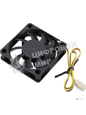 Вентилятор для корпуса ExeGate ExtraSilent ES06015S3P черный, 60 мм, 2500 об/мин, 17 дБ, 3 pin