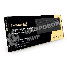 Клавиатура проводная ExeGate Professional Standard LY-E5500M, USB, черный