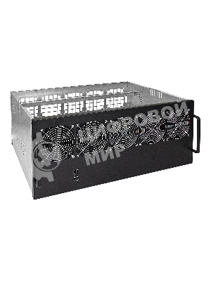 Корпус для майнинга ExeGate EX270772RUS Pro 13-430 (без БП, 2хUSB, 5хfan 120мм, места под: 13 видеокарт, 2 БП)