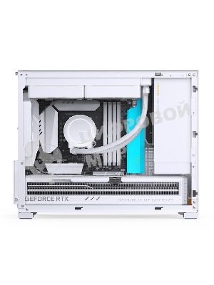 Корпус без блока питания Case JONSBO D32 PRO, Mini-Tower, TG, no fan, 2xUSB-A 3.2 + 1xUSB-C 3.2, mATX, mDTX, mITX White