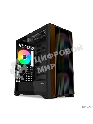 Корпус SAMA Z60, Midi-Tower, чёрный, 4 x 140 мм