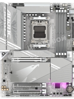 Материнская плата Gigabyte X870 A ELITE WIFI7 ICE, AM5, AMD X870, 4xDDR5, 4xSATA, 4xM.2, 1xPCI-E 5.0 x16, 1xPCI-E 4.0 x4, 1xPCI-E 3.0 x2, 1xHDMI, 1x 2.5Gb LAN, 2xUSB-C 4.0, 2xUSB 3.2 Gen 2, 4xUSB 3.2 Gen 1, 4xUSB 2.0, 2x3.5 мм, 7.1, ATX