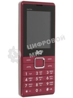 Мобильный телефон BQ 2411 Shell красный