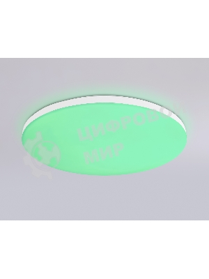 Умный светодиодный светильник FZ2001 WH белый IP54 20W 3000K-6500K+RGB Wi-Fi Алиса/Tuya/Smart Home/Alexa D300*55 (ПДУ ИК)