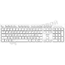Клавиатура Acer OKW503 белый USB Multimedia (ZL.KBD11.00Q) кабель 1.8м