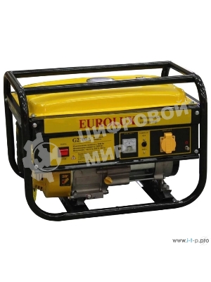 Электрогенератор бензиновый Eurolux G2700A, 2.2 кВт, 76 дБ, 35 кг