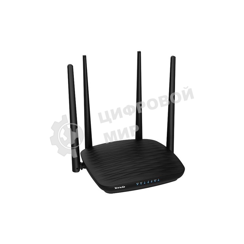 Маршрутизатор Tenda AC5 1200Mbps 11AC wave2Router, MU-MIMO,1Ghz CPU，4X5dbi Antennas, 1X100Mbps WAN, 3x100Mbps LAN,WiFi On/Off Switch,Universal Rep