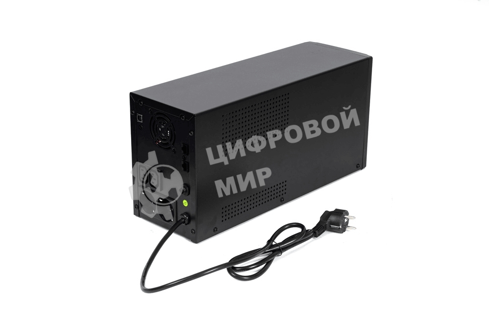 Источник бесперебойного питания SKAT-UPS 3000/1800 1800 Вт, с АКБ 9 А·ч 4 шт, меандр. стабилизация напряжения