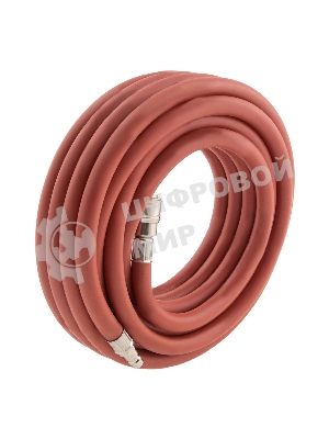 Шланг пневматический резиновый Stels 57021 10x16мм, 24 бар, армированный, быстросъем, 10 м