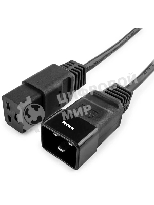 Шнур питания NTSS NTSS-PC19202 C19-C20 проводник.:3x1.5мм2 3м 220/250В 16А черный