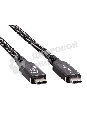 Кабель USB4 TypeCM/CM 8K@30Hz, 40Gbps, PD 240W, медь Telecom 1.5м TUS840-1.5M
