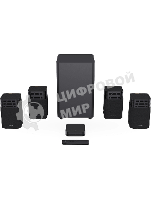 Саундбар Hisense HT SATURN 4.1.2 720Вт+240Вт черный