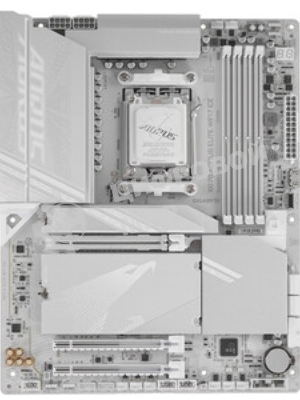Материнская плата Gigabyte X870 A ELITE WIFI7 ICE, AM5, AMD X870, 4xDDR5, 4xSATA, 4xM.2, 1xPCI-E 5.0 x16, 1xPCI-E 4.0 x4, 1xPCI-E 3.0 x2, 1xHDMI, 1x 2.5Gb LAN, 2xUSB-C 4.0, 2xUSB 3.2 Gen 2, 4xUSB 3.2 Gen 1, 4xUSB 2.0, 2x3.5 мм, 7.1, ATX