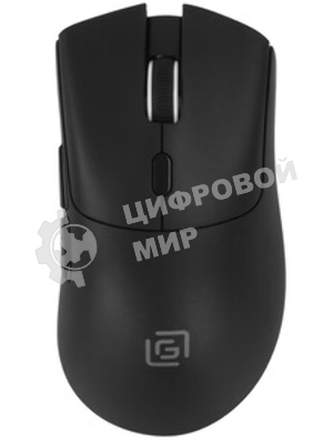 Мышь беспроводная Оклик 980GMW черный оптическая 26000dpi беспров. BT/Radio USB для ноутбука 6but