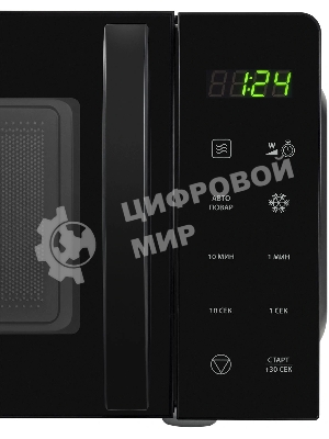 Микроволновая печь Hyundai HYM-D3030 черный, 20 л, 700 Вт, переключатели - сенсор