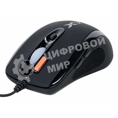 Мышь проводная A4Tech X-710MK черный, 2000 dpi, USB, кнопки - 7