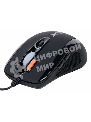 Мышь проводная A4Tech X-710MK черный, 2000 dpi, USB, кнопки - 7