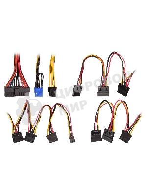 Блок питания ExeGate 550PPX RTL (EX282073RUS), 550Вт, 140мм, черный