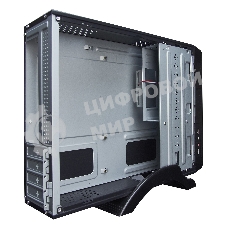 Компьютерный корпус ExeGate EX268702RUS MiniITX ExeGate MI-209 Black, miniITX/mATX, (без БП), 2хUSB, Audio