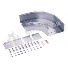 Угол для лотка горизонтальный 90град. 80х80 CPO 90 в комплекте с крепеж. элементами DKC 36021K