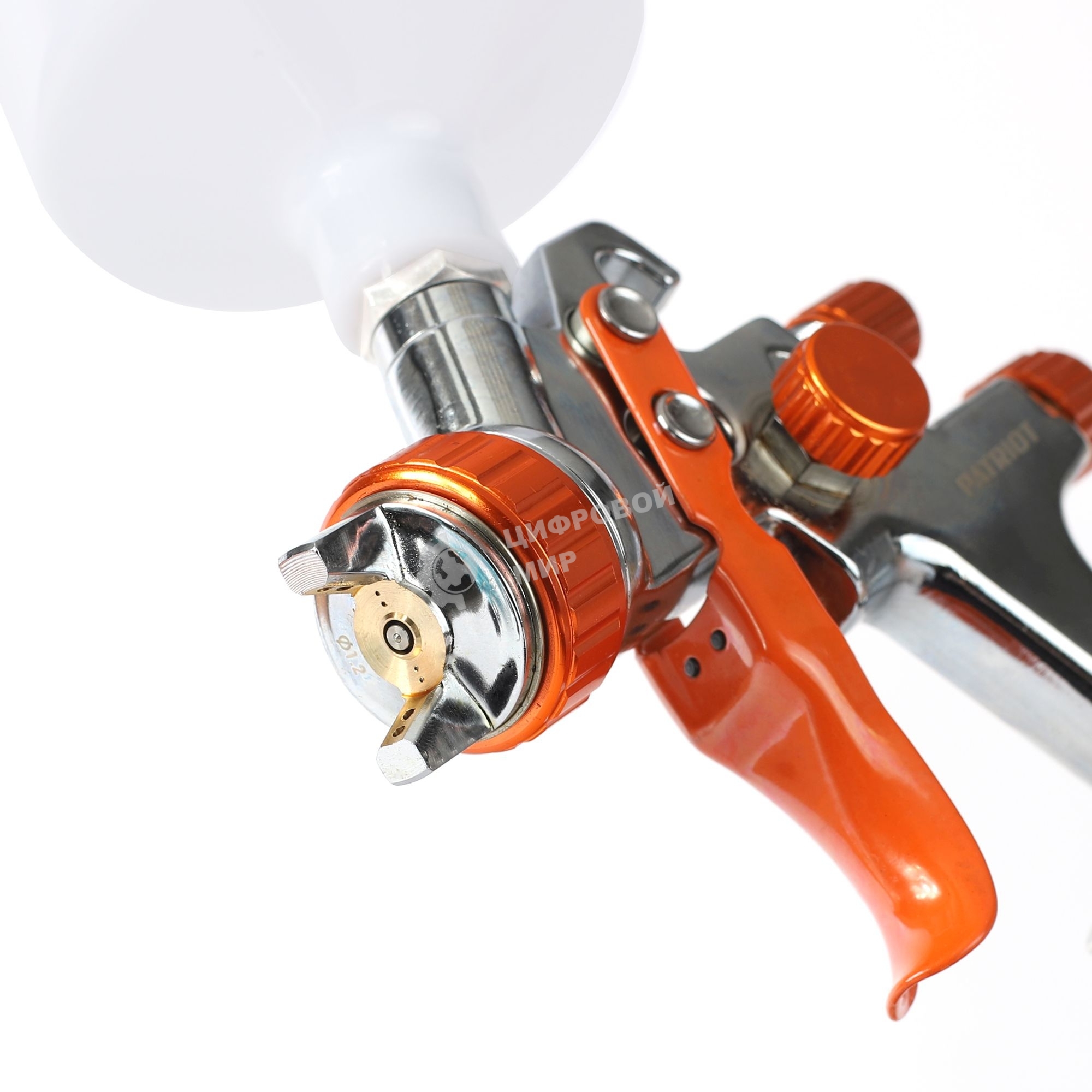 Краскораспылитель Patriot LVLP 1.2A 150л/мин соп.:1.2мм бак:0.6л