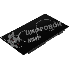 Индукционная варочная панель Maunfeld AVI292BK, конфорок: 2 шт., стеклокерамика, независимая, черный