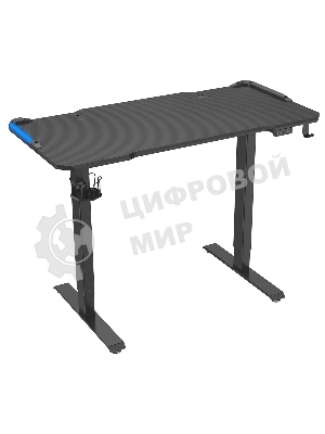 Стол игровой Cactus CS-ED-GbK столешница МДФ карбон, каркас черный