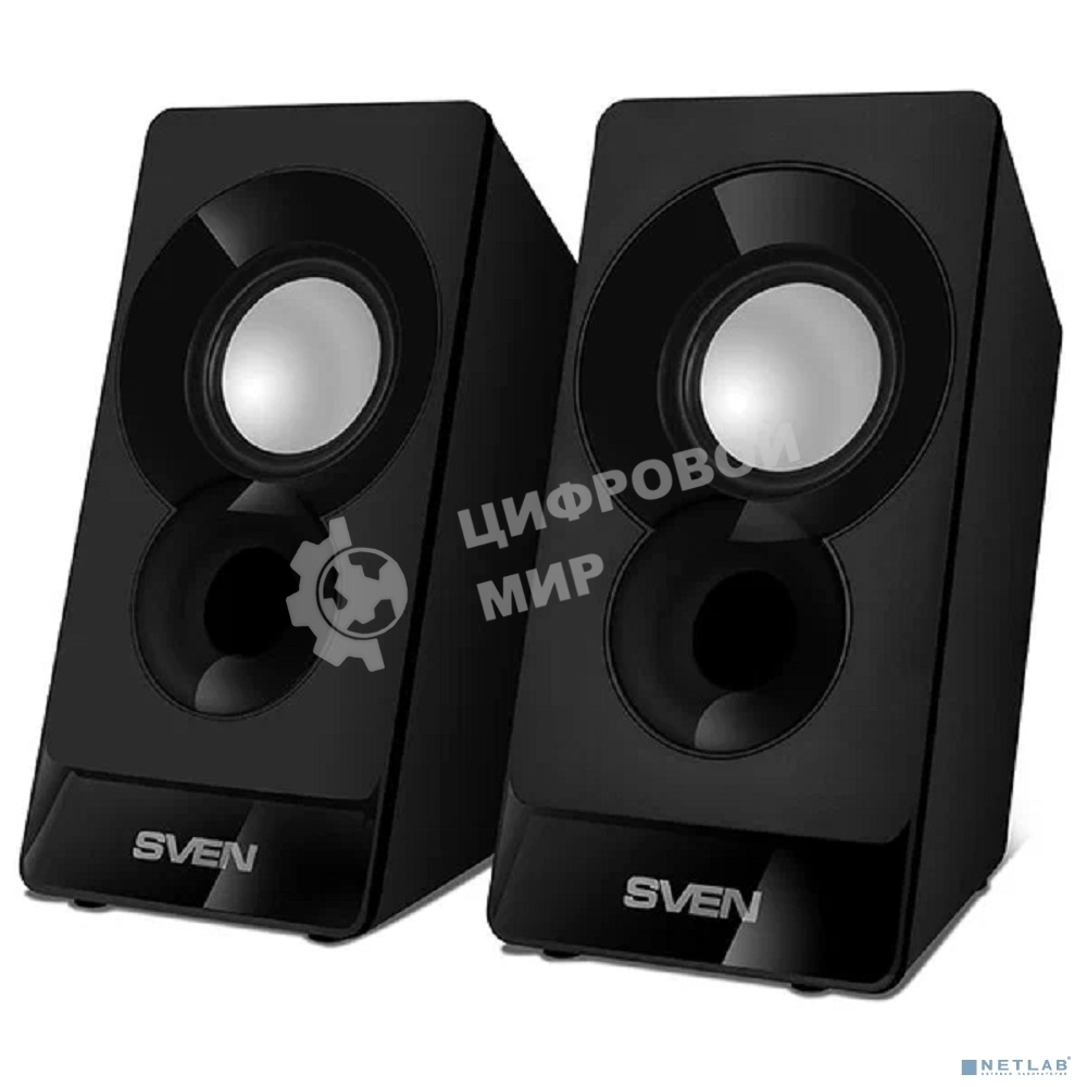 Акустическая система Sven 300 2.0 черный 6Вт