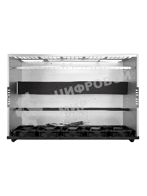 Корпус для майнинга ExeGate EX270772RUS Pro 13-430 (без БП, 2хUSB, 5хfan 120мм, места под: 13 видеокарт, 2 БП)