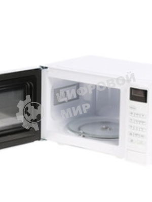 Микроволновая печь BBK 20MWS-728S/W белый/черный, 20 л, 700 Вт, переключатели - сенсор