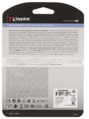 Накопитель SSD Kingston DC600M, 960 Gb, SATA III, R/W 560/530 МБ/с
