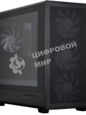 Компьютерный корпус ZALMAN M5, MATX, BLACK, WINDOW, 1xCombo (3.5'' or 2.5''), 1x3.5