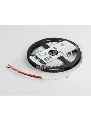 Светодиодная лента GS1003 2835 60Led/ 4.8W m/ 12V IP20 6500K/ 5000*8*1.2mm (2 конт.)