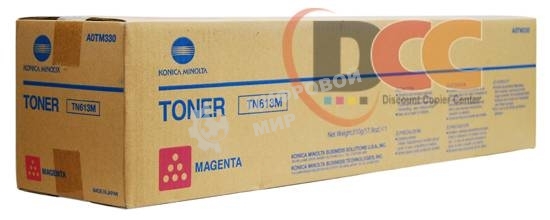 Тонер-картридж Konica-Minolta bizhub C452/552/652 красный TN-613M (o)