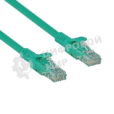 Патч-корд ExeGate UTP-RJ45-RJ45-C6-0,5M-GN, UTP, cat.6, 0,5м, зеленый