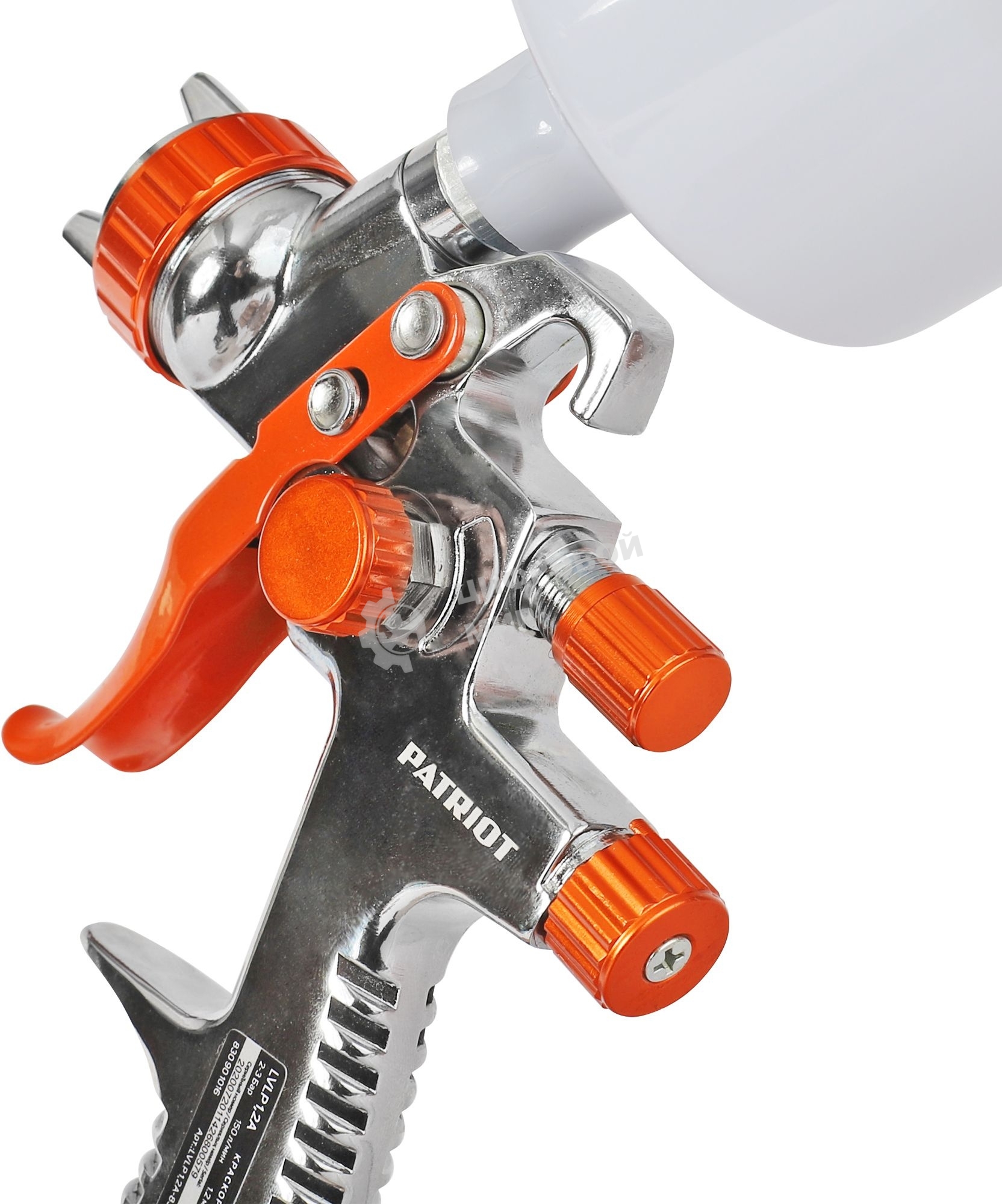 Краскораспылитель Patriot LVLP 1.2A 150л/мин соп.:1.2мм бак:0.6л