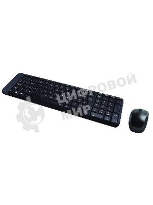Комплект клавиатура+мышь Logitech MK220 беспроводной, USB, 1000 DPI, чёрный