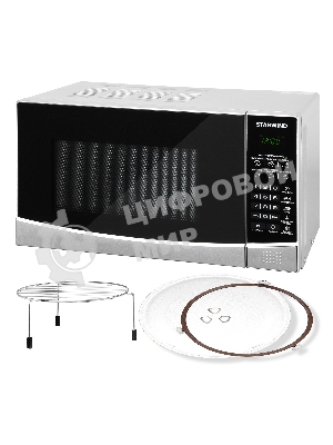 Микроволновая печь Starwind SMW3120 серебристый/черный, 20 л, 700 Вт, переключатели - сенсор